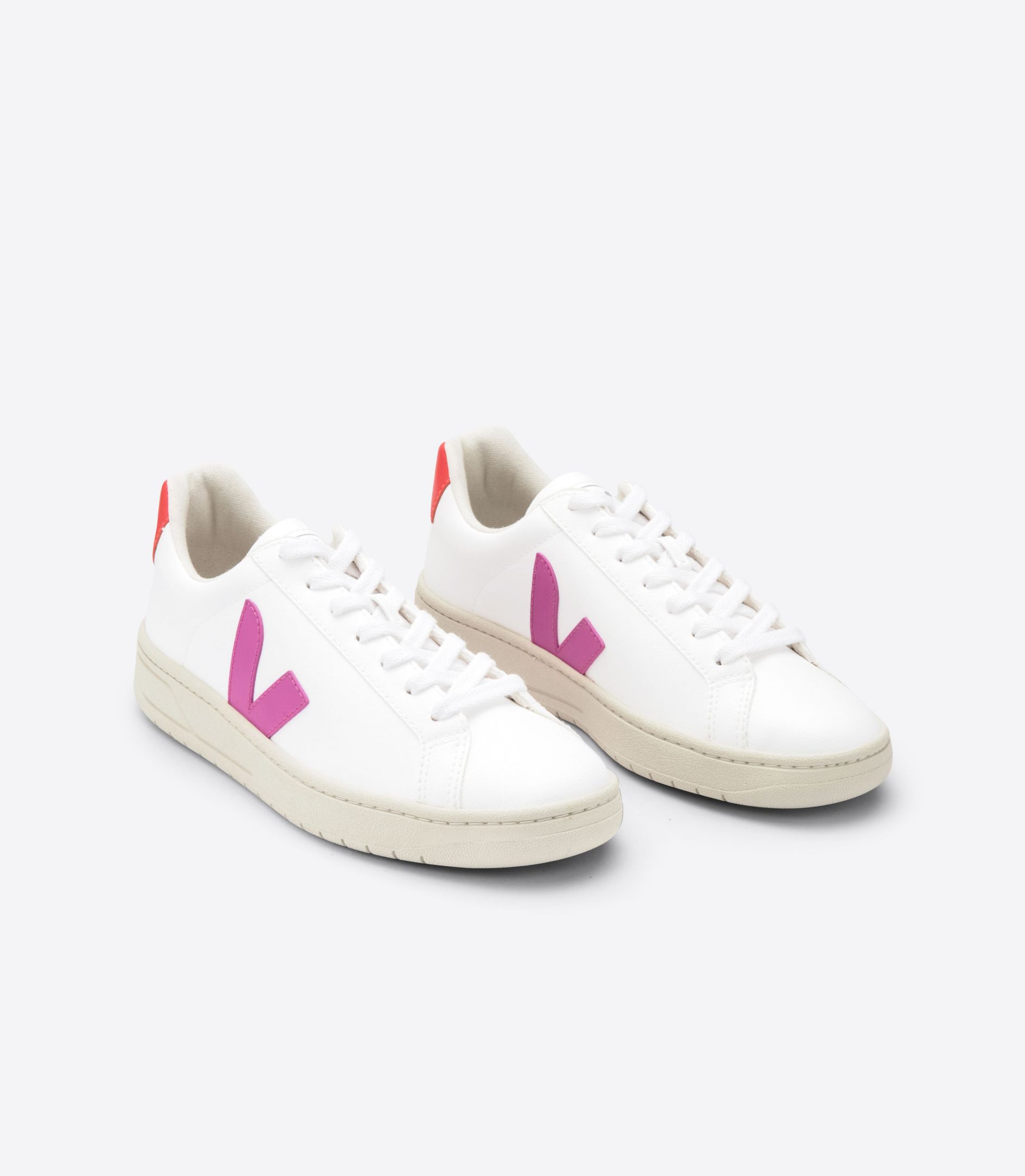 Sapatilhas Veja Urca Cwl Feminino Branco Roxo Laranja | TE0367419