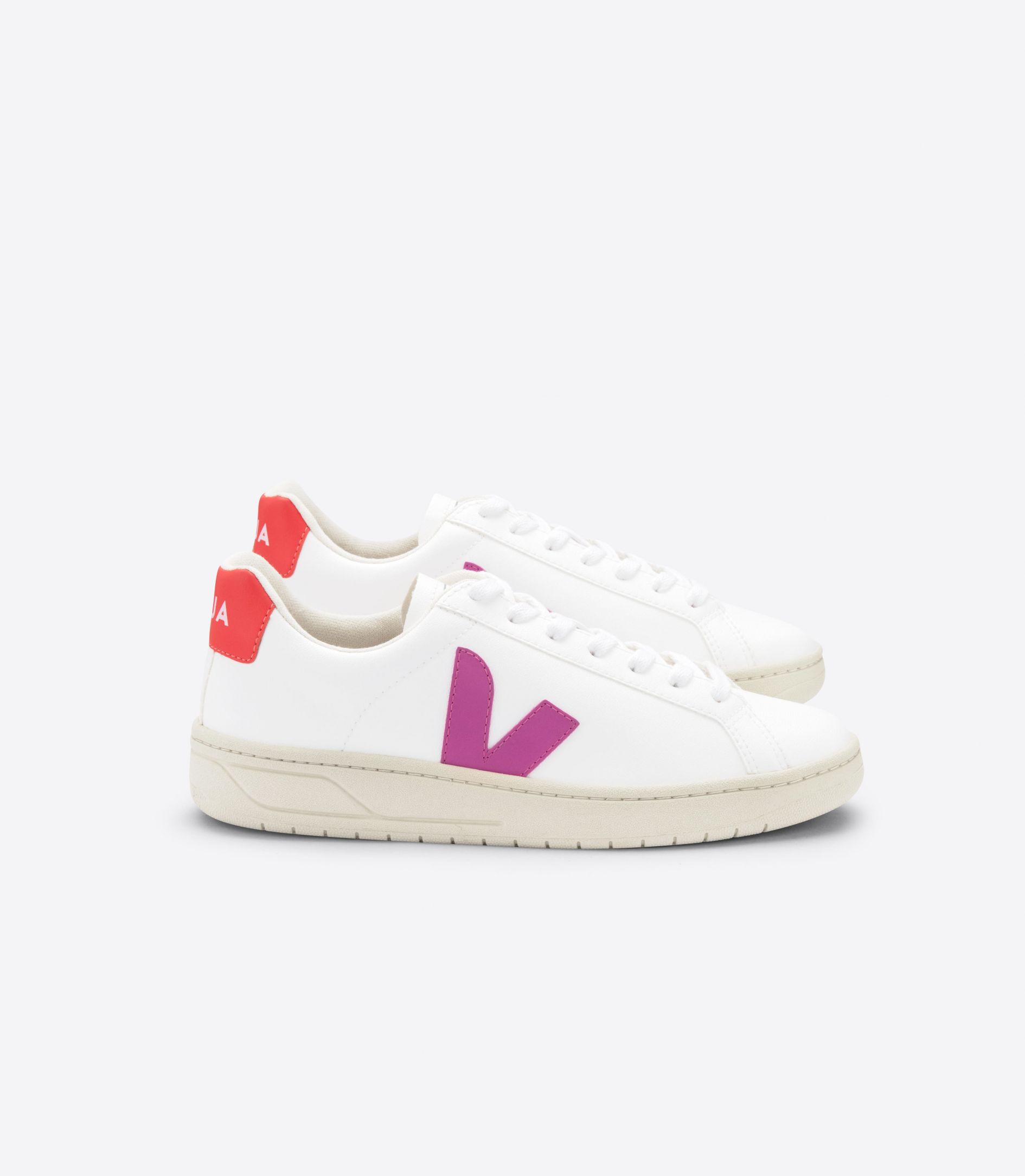 Sapatilhas Veja Urca Cwl Feminino Branco Roxo Laranja | TE0367419