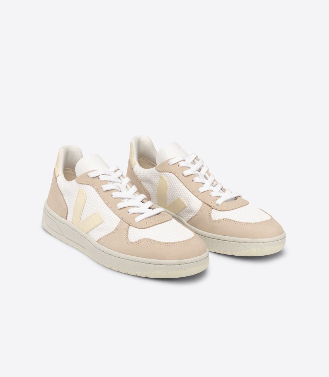 Sapatilhas Veja V-10 Alveomesh Masculino Branco | VP7053168