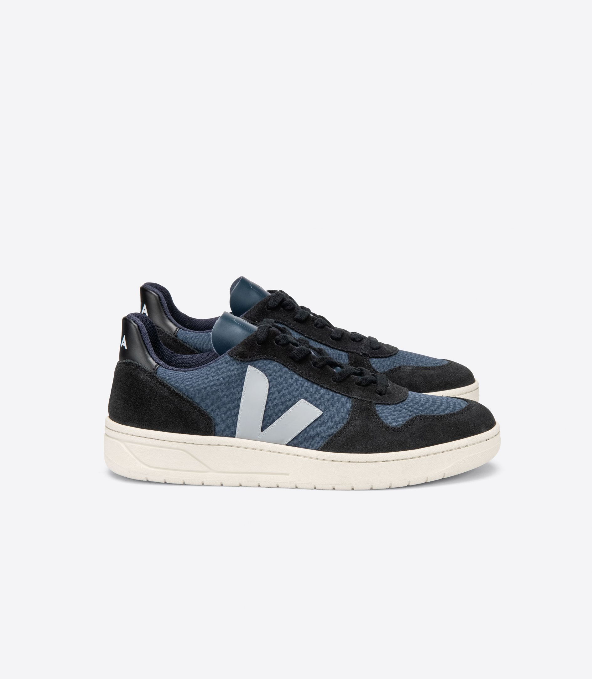 Sapatilhas Veja V-10 Ripstop Feminino Azul Marinho Cinzentas Pretas | IK2859061