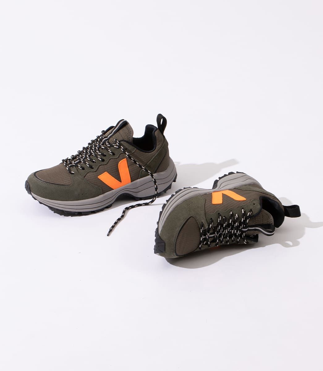 Sapatilhas Veja Venturi Ripstop Masculino Caqui Laranja | HU6350487