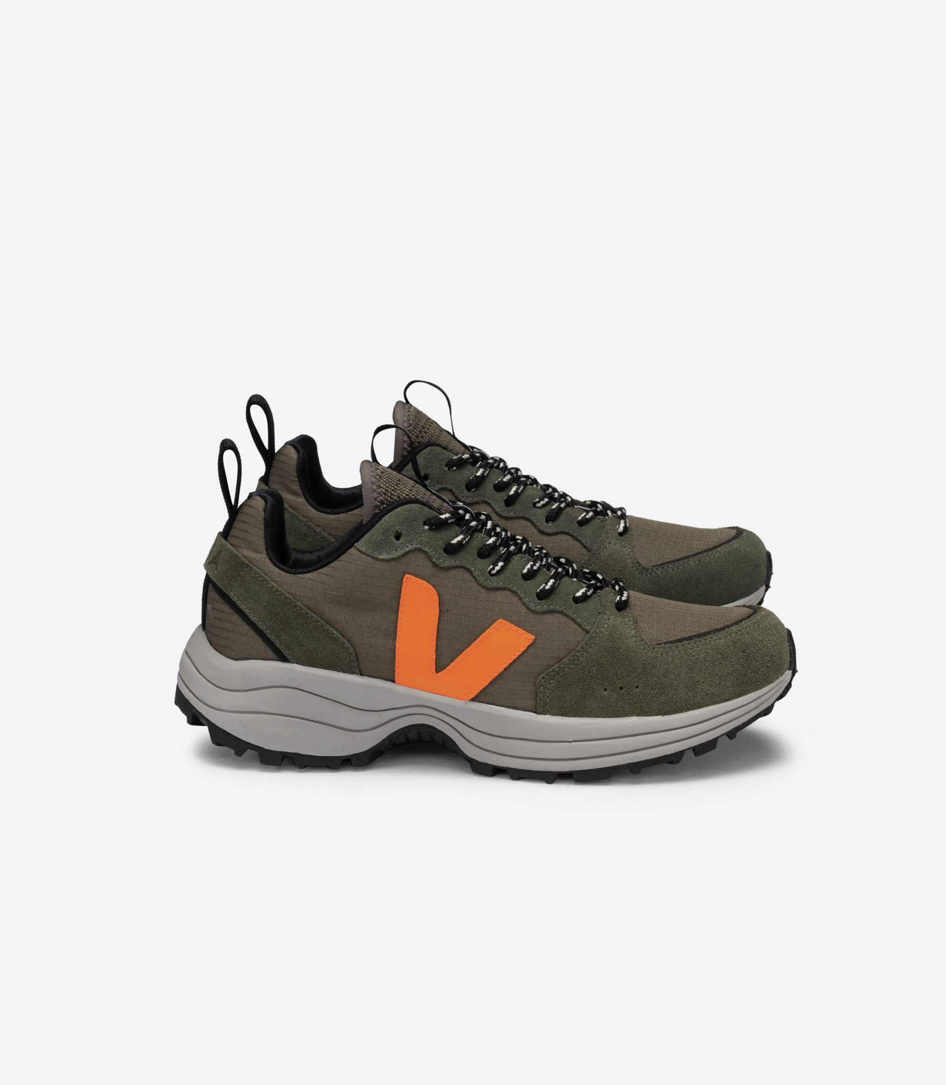 Sapatilhas Veja Venturi Ripstop Masculino Caqui Laranja | HU6350487