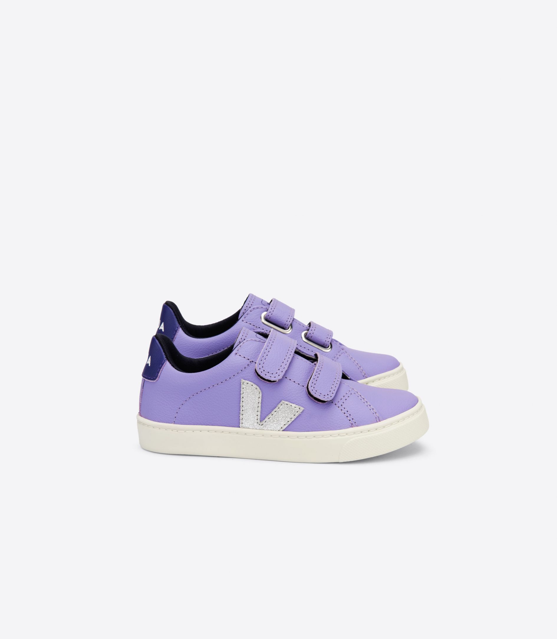 Sapatilhas Veja Esplar Chromefree Criança Laranja Prateadas Roxo | XD2096375