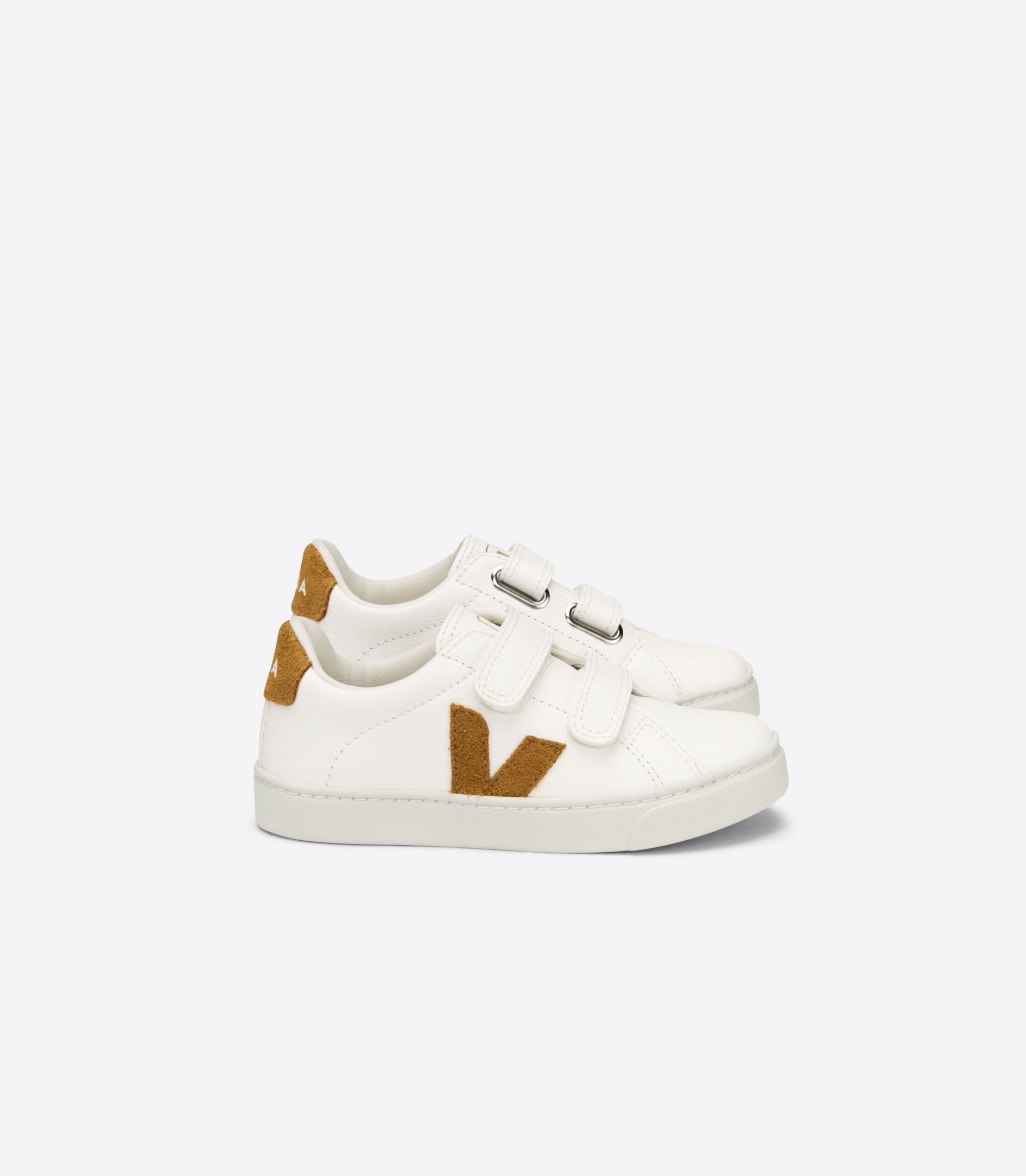 Sapatilhas Veja Esplar Chromefree Leather Criança Branco Marrom | HB6205731